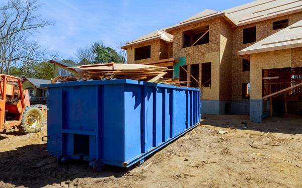 hazardous materials are not allowed our construction dumpsters, but we can provide a list of appropriate materials